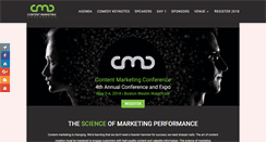 Desktop Screenshot of contentmarketingconference.com