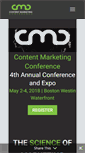 Mobile Screenshot of contentmarketingconference.com