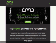 Tablet Screenshot of contentmarketingconference.com